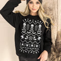 Goth Christmas Sweater Goth Christmas Jumper Goth Christmas Sweatshirt Sweatshirt – Everyday Comfort · Perfect For Daily Wear