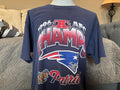 Vintage 9039s AFC Champs Super Bowl XXI New England Patriots 1996 T shirt XL Graphic Tee – Aesthetic Look · Top Pick For Any Outfit