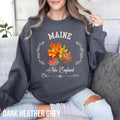 Maine Sweatshirt Leaf Peeping Sweater Maine Vacation Shirt Maine Gift New England Shirt Maine Souvenir Cute Fall Shirt Falling Leaves Sweatshirt – Feel-Good Design · Great Gift For Fans