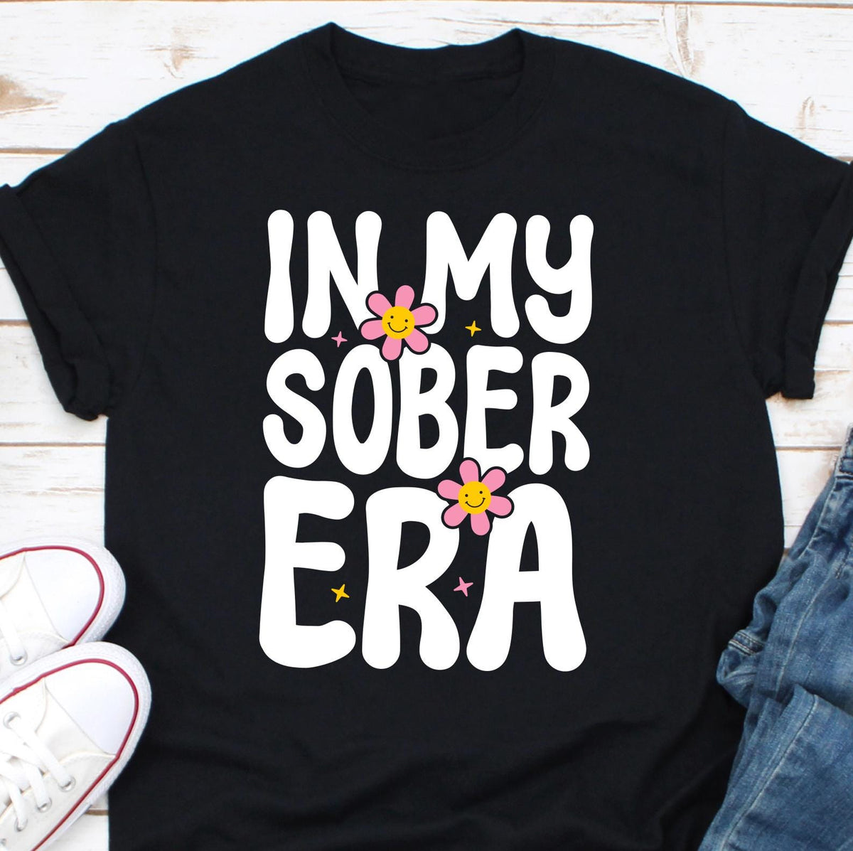 In My Sober Era Shirt Sobriety Gift Recovery Shirt Gift for Sponsor AA Recovery Gifts Sobriety Gift Idea Sobriety Shirt Recovery Gift Graphic Tee – Aesthetic Look · Must-Have Style