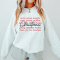 Christmas Words Sweatshirt Womens Christmas Sweatshirt Holiday Sweater Cute Christmas Sweatshirt Christmas Gift Winter Shirt Sweatshirt – Bold Style · High-Quality Print