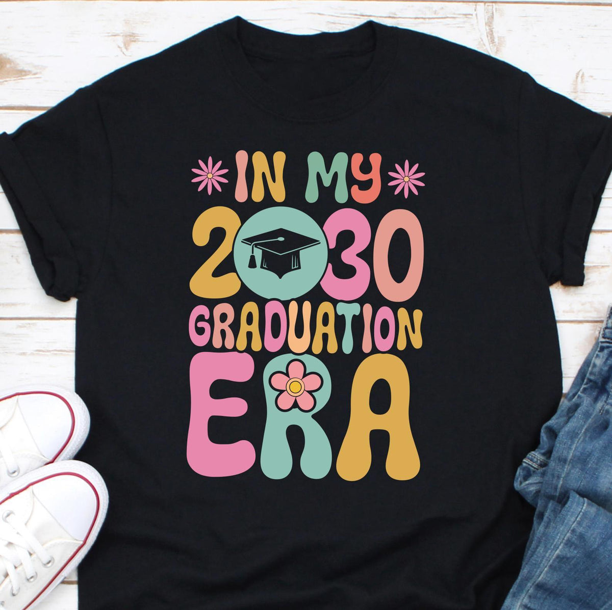 In My 2030 Graduate Era Shirt Custom Graduation T Shirt Trendy Graduate Era Shirt Graduation 2030 Shirt Senior 2030 Graduation Gift Graphic Tee – Premium Graphic · Must-Have Style
