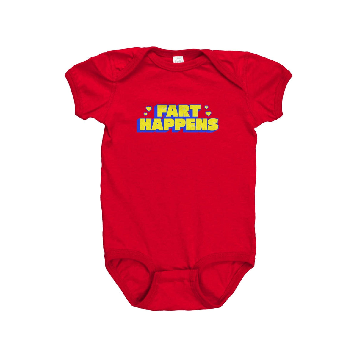 Funny Baby Bodysuit Fart Baby Onepiece Baby Shower Gift First Birthday Fart Happens Graphic Tee – Bold Style · Great Gift For Fans