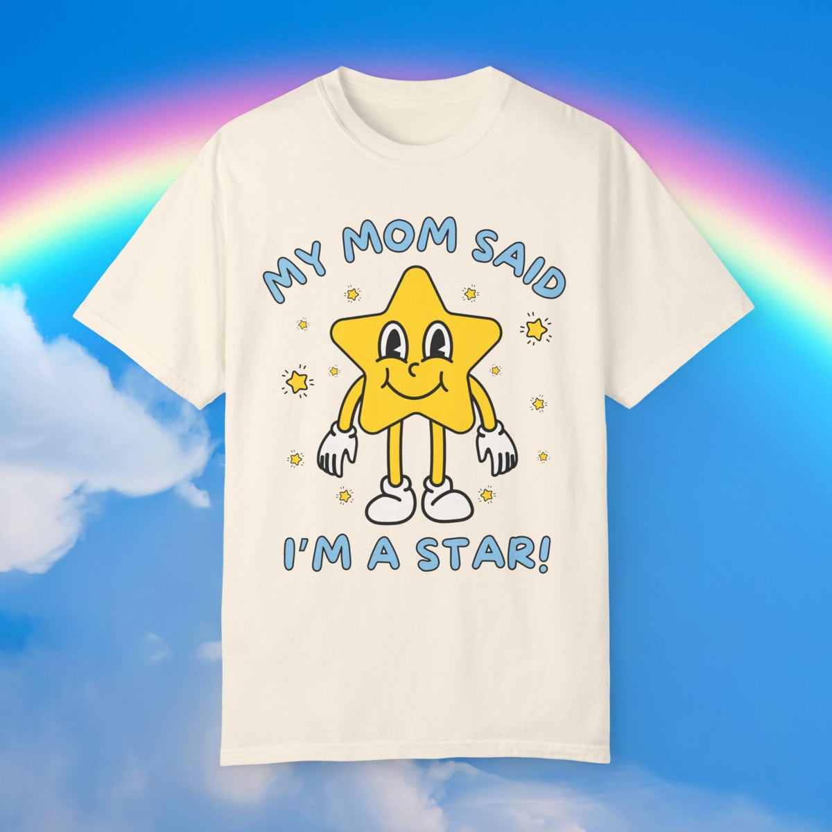 Silly Unhinged Tee Shirt My Mom Said I39m A Star Gift from Mom Funny Sarcastic TShirt with Groovy Y2K Aesthetic Shirt with Stars Graphic Tee – Warm & Stylish · Top Pick For Any Outfit