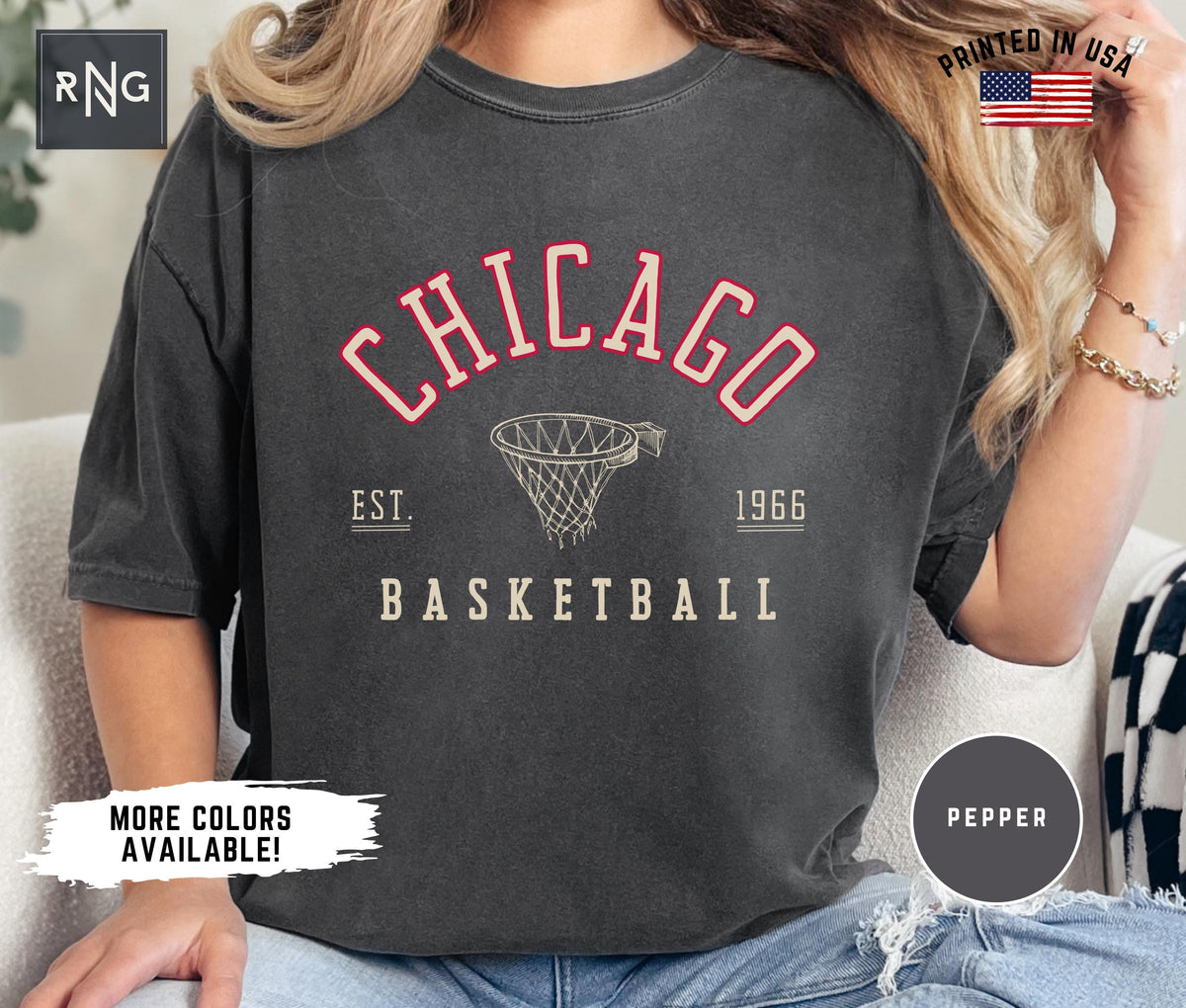 Unisex Chicago Basketball Shirt Bull Basketball Shirt Chicago Basketball Apparel Chicago Sports Apparel Retro Bull Basketball Gift Graphic Tee – Premium Graphic · Trending Graphic Apparel