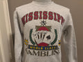 Vintage 9039s Mississippi World Class Gambling Crewneck Sweatshirt M Sweatshirt – Aesthetic Look · Perfect For Daily Wear