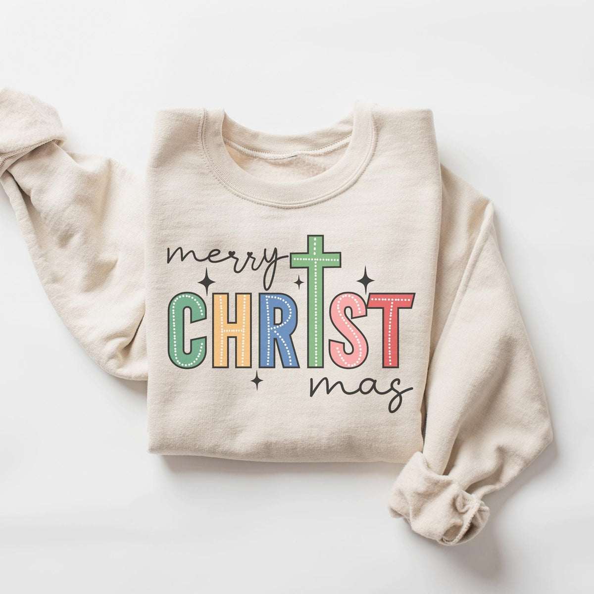Merry Christmas Sweatshirt Christmas Shirts Cute Winter Sweater Christmas Shirt for Women Christmas Crewneck Sweatshirt Religious Shirt Sweatshirt – Feel-Good Design · Top Pick For Any Outfit