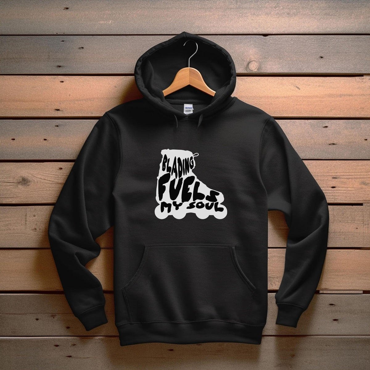Blading Fuels my soul Hoodie Rollerblading Hooded Sweatshirt Rollerblade Lover Gift Skating Apparel Skater Outfit Roller Sports Hoodie – Easygoing Wear · High-Quality Print