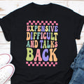 Expensive Difficult And Talks Back Wife Shirt Mothers Day Shirt Gift for Mommy Mom Gifts Mom Christmas Gift Mom Birthday Emo Mom Club Graphic Tee – Everyday Comfort · Trending Graphic Apparel
