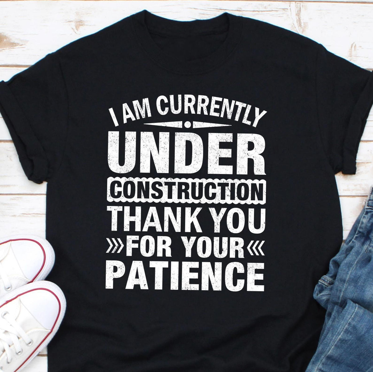 Construction Shirt Funny I Am Currently Under Construction Thank You For Your Patience Funny Gym Shirts For Men Funny Fitness Shirt Gift Graphic Tee – Everyday Comfort · Trending Graphic Apparel