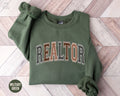 Real Estate Agent Sweatshirt Realtor SweatshirtCollege Varsity Real Estate Sweater Realtor Crewneck Closing Gift Shirt Sweatshirt – Aesthetic Look · Top Pick For Any Outfit