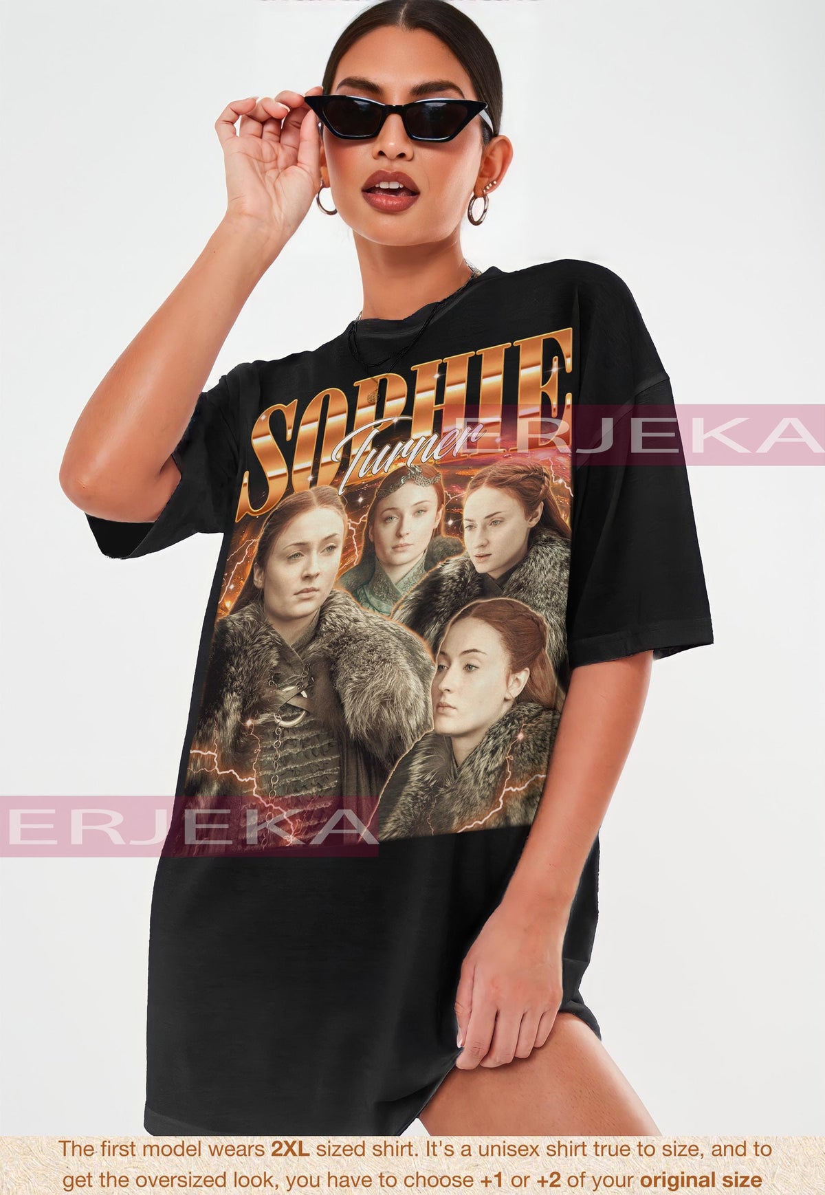 Sophie Turner Shirt Sophie Turner Sophie Turner Tshirt Sophie Turner Movies Retro Sophie Turner Vintage Actress Sophie Turner Tees Graphic Tee – Warm & Stylish · High-Quality Print