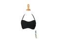 Deadstock 9039s Black Bandeau Underwire Convertible Halter Bikini Top Women39s Size 10 Newport News Graphic Tee – Everyday Comfort · Trending Graphic Apparel