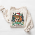 Christmas Cow Sweatshirt Cow Lights Sweater Cow Women Sweatshirt Cow Lover Shirt Christmas Sweatshirt Highland Cow Crewneck Farm Xmas Sweatshirt – Aesthetic Look · Perfect For Daily Wear