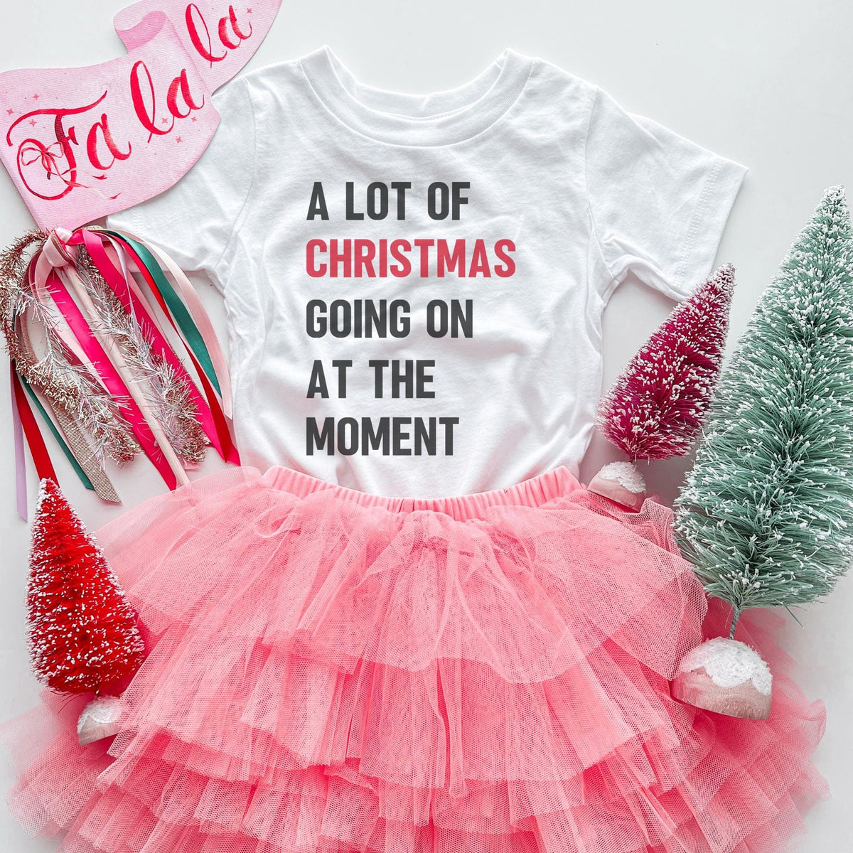 Kids A Lot of Christmas Going On At The Moment Shirt Kids A Lot Going on At The Moment Shirt Cute Girls Christmas Tee Graphic Tee – Aesthetic Look · Great Gift For Fans