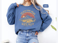 Telescope Peak Death Valley Sweatshirt Unisex National Park Crewneck Mountain Graphic Jumper Nature Lover Gift Hiking Adventure Apparel Sweatshirt – Bold Style · High-Quality Print