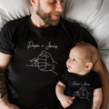Papa IchIndividuelles Partnerlook SetPapa und Mini OutfitPersonalisierte Vater und Kind PartnerlookPassendes SetBaby Geschenk Graphic Tee – Aesthetic Look · Top Pick For Any Outfit