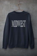 Midwest Sweatshirt Midwest Shirt Midwest Crewneck Midwest Gifts Trendy Pullover Oversized Sweatshirt Hipster Sweatshirt Sweatshirt – Easygoing Wear · High-Quality Print