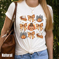 Coquette Thanksgiving Shirt Checkered Retro Fall Bow Pumpkin Shirt Turkey Day Shirt Girly Thanksgiving Outfit Fall Pumpkin Pie Shirt Graphic Tee – Aesthetic Look · Trending Graphic Apparel