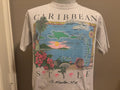 Vintage 9039s Caribbean Style St Moanten NA Ocean Map T shirt L Graphic Tee – Everyday Comfort · Perfect For Daily Wear