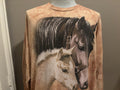 Vintage 9039s Horse and Foal Tye Dye Longsleeve T shirt XXL Graphic Tee – Everyday Comfort · Trending Graphic Apparel
