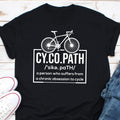 Cycling Enthusiast T Shirt Cycopath Noun Funny Definition Bike Rider Gift Casual Graphic Tee Cycling Humor Unisex Shirt Design Graphic Tee – Premium Graphic · Top Pick For Any Outfit