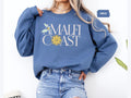 Amalfi Coast Sweatshirt Italian Riviera Jumper Positano Pullover Coastal Vibes Sweater Travel Wanderlust Top Ocean Lover Sweatshirt Sweatshirt – Bold Style · High-Quality Print