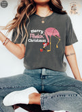 Merry Flocking Christmas ShirtFlamingo ShirtFunny Holiday ShirtCute Winter ShirtFunny Holiday Shirt Women39s ChristmasMerry Christmas Graphic Tee – Premium Graphic · High-Quality Print