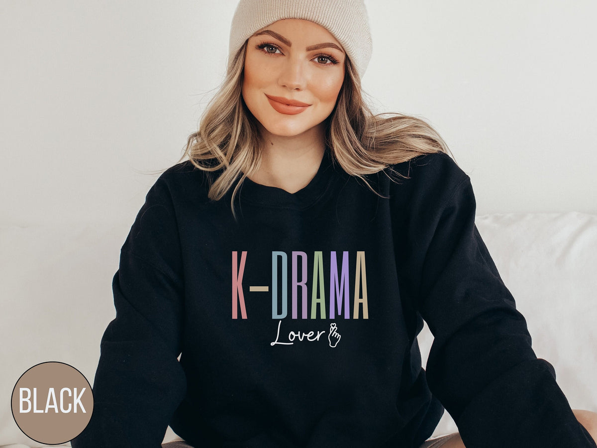 Korean Drama Sweatshirt KDrama lover Sweatshirt Saranghae shirt K Drama Tshirt Korean shirt KDrama Lover Tee Korean Lover Shirt KDrama Sweatshirt – Aesthetic Look · Top Pick For Any Outfit