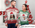 I Love My Wife I Love My Husband Custom Photo Ugly Christmas Sweater Personalized Sweatshirt With Picture Christmas Sweater With Face Sweatshirt – Everyday Comfort · Top Pick For Any Outfit