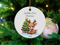 Xmas Ornament First Christmas Baby Ceramic Ornament Personalized Baby39s First Christmas Ornament 2024 Custom Name Ceramic Ornament 15 Graphic Tee – Warm & Stylish · Top Pick For Any Outfit