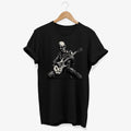Skeleton Playing Guitar T shirt Scary Guitarist Tee Spooky Guitar Player Top Punk Fashion for Women Gothic Festival Outfit Rocker Gift Graphic Tee – Everyday Comfort · Perfect For Daily Wear