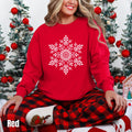 Snowflake Christmas Long Sleeve Shirt Womens Winter Sweatshirt Cute Holiday Sweater Christmas Snowflake Shirt for Women Sweatshirt – Soft Feel · Great Gift For Fans