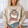 Vintage Howdy Santa Western Christmas Sweatshirt Cowgirl Christmas Sweater Retro Country Christmas Cowboy Cowhide Santa Holiday Sweater Sweatshirt – Cozy Vibes · High-Quality Print