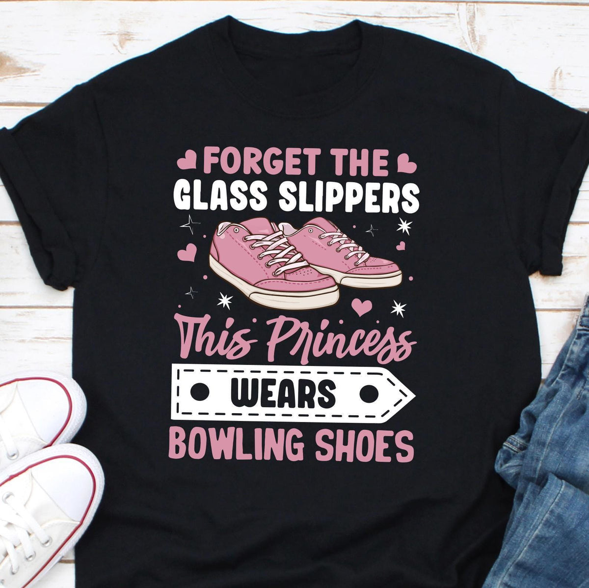 Forget Glass Slippers This Princess Wears Bowling Shoes Bowler Shirt Bowling Team Gift Bowling league Tee Funny Bowling Shirt Graphic Tee – Easygoing Wear · Top Pick For Any Outfit