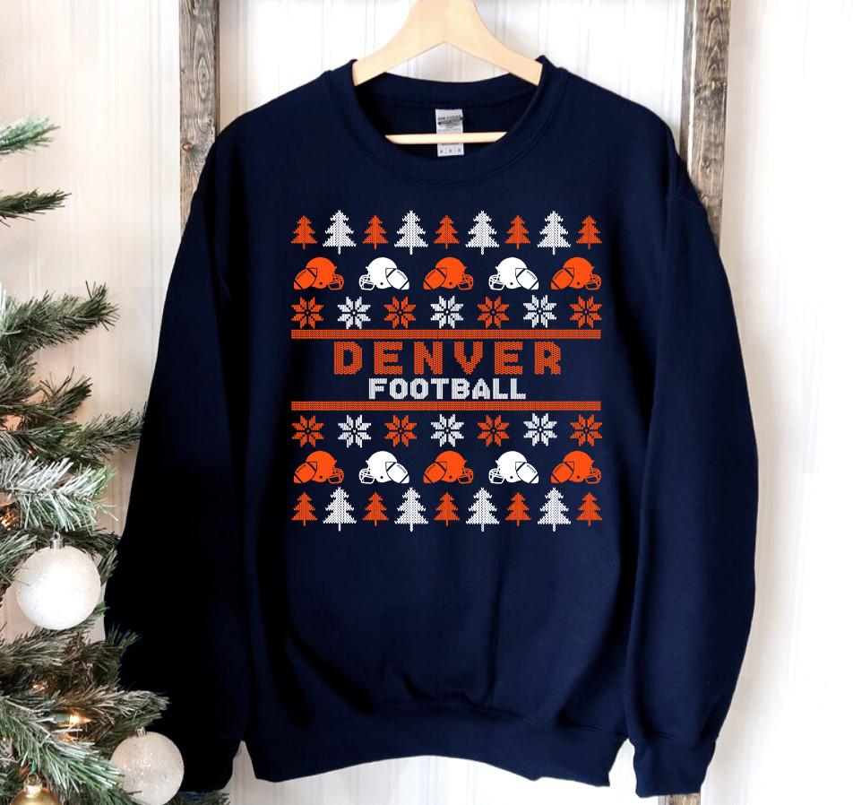 Retro Denver Football Ugly Pattern Christmas Sweatshirt Denver Football Team Vintage 90s Unisex Hoodie Football Dad Shirt Christmas Gifts Hoodie – Bold Style · Top Pick For Any Outfit