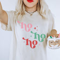 Retro Ho Ho Ho Shirt Hipster Christmas Shirt Oversized Tshirt Trendy Christmas Aesthetic Cute Christmas Shirt Graphic Tee – Bold Style · Perfect For Daily Wear