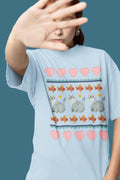 Cat Lover Tee Shirt for Cat Mom or Cat Dad Silly 90s Aesthetic Animal Lover Tee with Golfish and Hearts Silly Dreamcore Cat Gift for Her Graphic Tee – Soft Feel · Great Gift For Fans
