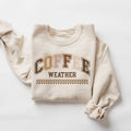 Coffee Weather Sweatshirt Coffee Lover Shirt Autumn Women Shirt Retro Fall Sweater Retro Autumn Sweatshirt Fall Sweatshirt Sweatshirt – Warm & Stylish · Great Gift For Fans