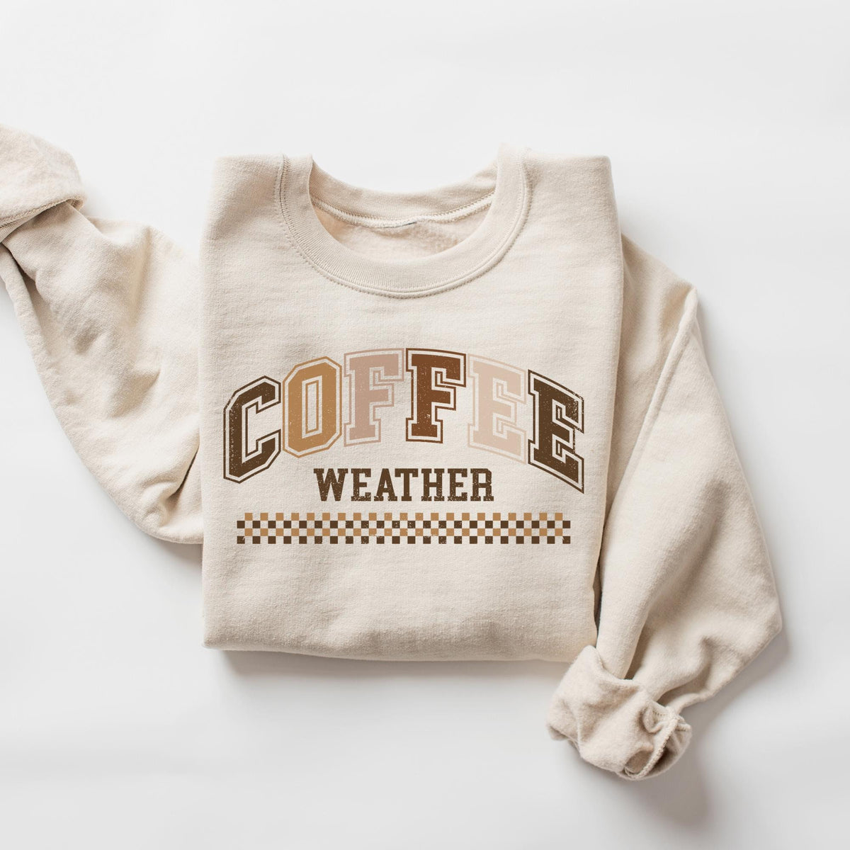 Coffee Weather Sweatshirt Coffee Lover Shirt Autumn Women Shirt Retro Fall Sweater Retro Autumn Sweatshirt Fall Sweatshirt Sweatshirt – Warm & Stylish · Great Gift For Fans