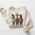 Horse Christmas Sweatshirt Western Christmas Horse Shirt Womens Christmas Sweater Funny Christmas Shirt Horse Lover GiftHoliday Sweater Sweatshirt – Feel-Good Design · Top Pick For Any Outfit