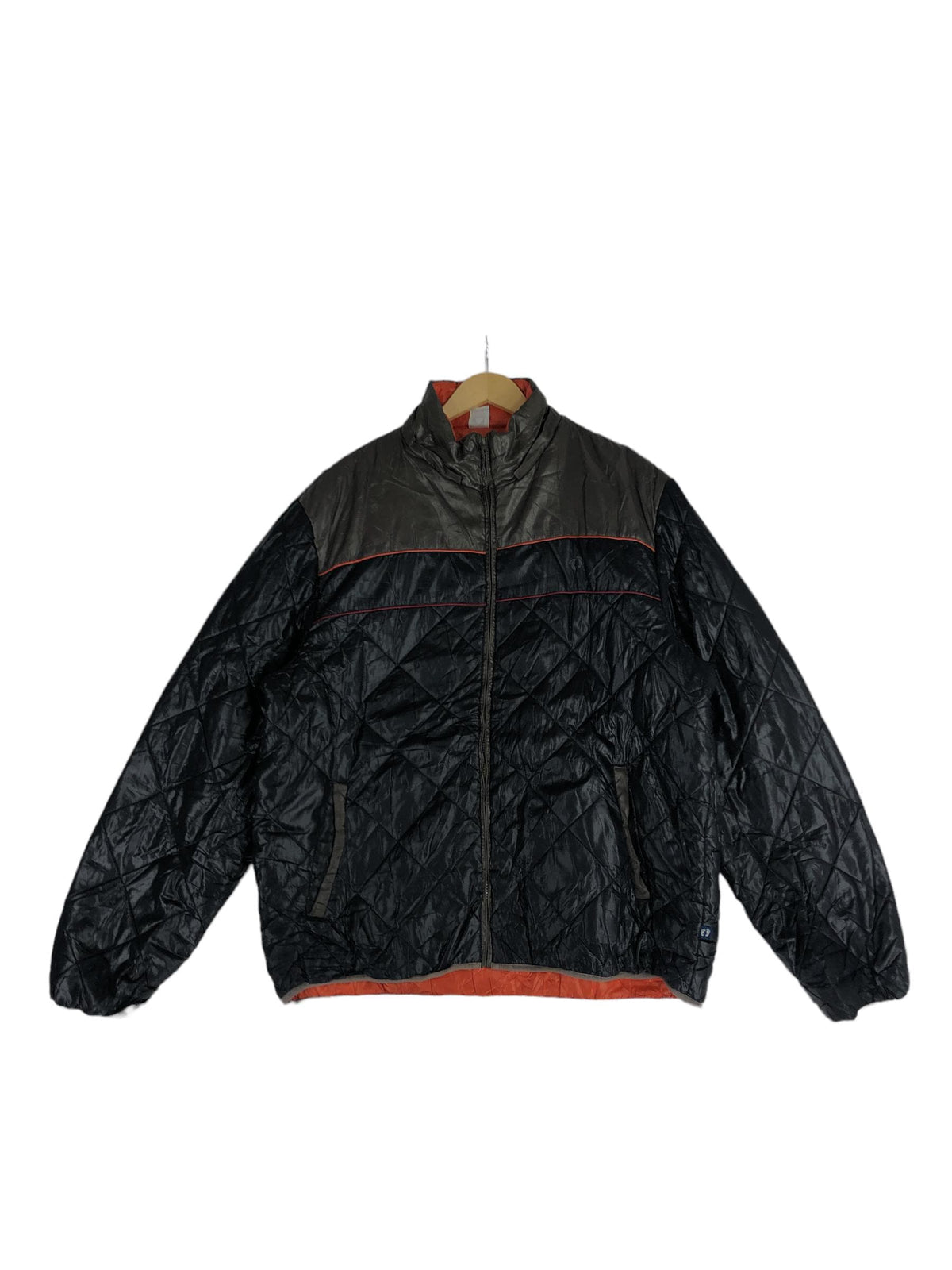 Vintage Hang Ten Quilted Jacket Xlarge Hang Ten Design Puffer jacket Hang Ten Winter Jacket Snow Jacket Bomber Winter Outwear Black Size XL Graphic Tee – Easygoing Wear · Must-Have Style