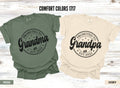 Promoted to Grandma Est 2025 Comfort Colors New Grandpa Shirt Pregnancy Reveal Family Matching Baby Announcement Grandparents To Be Tee Graphic Tee – Aesthetic Look · High-Quality Print