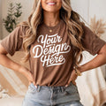 Chestnut Bella Canvas 3001 Mockup T shirt Mockup 3001 Bella Canvas Shirt Model Mockup T Shirt Mockup Chestnut Bella Canvas Tee Mockup Graphic Tee – Cozy Vibes · Trending Graphic Apparel