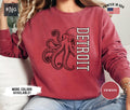 Detroit Hockey Shirt Red Wing Hockey Sweatshirt Detroit Hockey Crewneck Detroit Sports Fan Apparel Red Wing Fan Gift Idea Hockey Mom Sweatshirt – Bold Style · Top Pick For Any Outfit