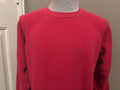 Vintage 80s Blank Red Crewneck Sweatshirt L Sweatshirt – Bold Style · Perfect For Daily Wear