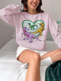 Funny Dinosaur Lover Sweatshirt for Valentine39s Day Cute Retro Heart Shirt for Science Teacher or Paleontologist Cute Floral Dino Crewneck Sweatshirt – Bold Style · Trending Graphic Apparel