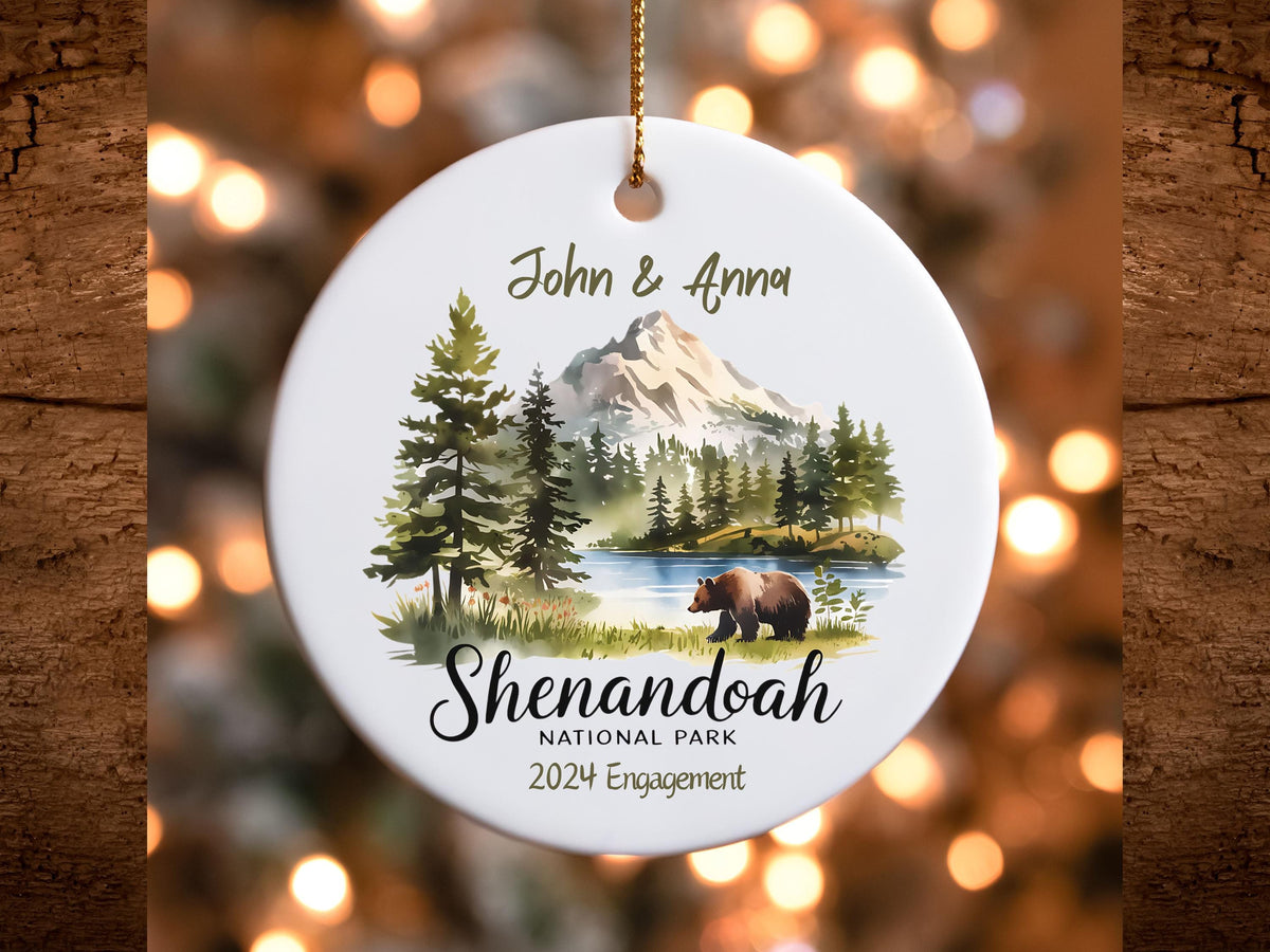 Shenandoah National Park Personalized Ceramic Ornament Gift for Hikers Nature Lovers Holiday Ornament Keepsake Decoration Graphic Tee – Premium Graphic · Perfect For Daily Wear