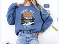 Park City Utah Sweatshirt Cozy Winter Apparel Ski Resort Souvenir Mountain Lover Gift Snowy Weather Wear Unisex Crewneck Jumper Sweatshirt – Everyday Comfort · High-Quality Print