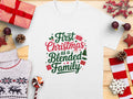 First Christmas as a Blended Family TShirt Cute Family Christmas Tee Holiday Graphic Shirt Christmas Gift for Blended Families Graphic Tee – Premium Graphic · Must-Have Style
